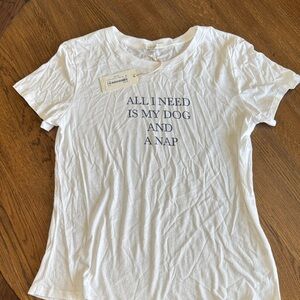 fab'rik White Dog Lover's Tee